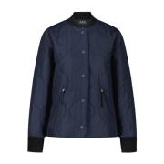 A.p.c. Quiltad Övergångsjacka Blue, Dam