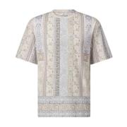 Etro T-shirt med Paisley-mönster Beige, Herr