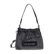 Moschino Svart Syntetisk Dam Crossbody Väska Black, Dam