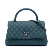 Chanel Vintage Pre-owned Laeder chanel-vskor Blue, Dam