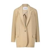 Isabel Marant Klassisk Blazer Kappa Cikaito Brown, Dam