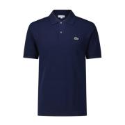 Lacoste Tidlös Polo Skjorta Klassisk Passform Blue, Herr