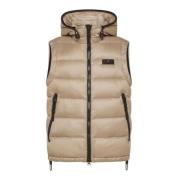 Peuterey Svart Ripstop Nylon Huva Jacka Beige, Herr