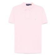 Polo Ralph Lauren Anpassad Slim Fit Bomull Mesh Polo Pink, Herr