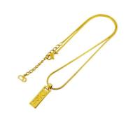 Dior Vintage Pre-owned Metall halsband Yellow, Dam