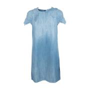 Ermanno Scervino Elegant Klänningssamling Blue, Dam