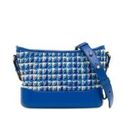 Chanel Vintage Pre-owned Laeder axelremsvskor Blue, Dam