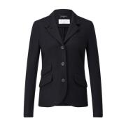 Rag & Bone Ull Casual Blazer med Shawl Krage Black, Dam