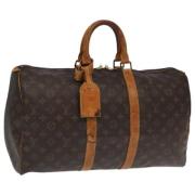 Louis Vuitton Vintage Pre-owned Canvas handvskor Brown, Dam