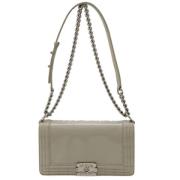 Chanel Vintage Pre-owned Laeder chanel-vskor Gray, Dam