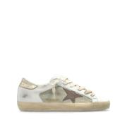 Golden Goose Super Star Mocka Läder Sneakers White, Dam