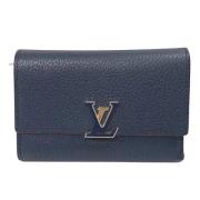 Louis Vuitton Vintage Pre-owned Laeder plnbcker Blue, Dam