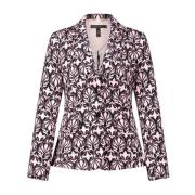 Marc Cain Blazer med ornamentmönster Multicolor, Dam