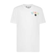 Philipp Plein Casual T-shirt med unik design White, Herr