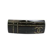 Chanel Vintage Pre-owned Plast hrspnnen Black, Dam