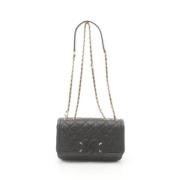 Chanel Vintage Pre-owned Laeder crossbodyvskor Black, Dam