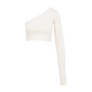 Rick Owens Naturlig Ziggy Top White, Dam