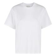 Loulou Studio Bomull T-shirt Klassisk Stil White, Dam