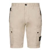 Stone Island Cargo Bermuda Shorts Beige Beige, Herr