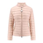 Moncler Nylon dunjacka med dragkedja Pink, Dam