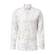 Etro Paisley Mönstrad Bomullsskjorta White, Herr