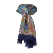 Etro Kashmir Paisley Halsduk Multicolor, Dam