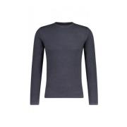 Daniele Fiesoli Merinoull Pullover Klassisk Stil Black, Herr