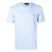 Polo Ralph Lauren Broderad Slim Fit Bomullst-shirt Blue, Herr