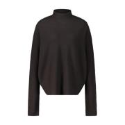 Drykorn Elegant Ull Turtleneck Tröja Brown, Dam