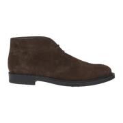 Tod's Brun Snörade Ankelboots Brown, Herr