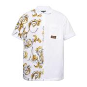 Versace Jeans Couture Polo med mönster White, Herr