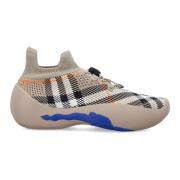 Burberry Check Knit Neptune Dam Sneakers Multicolor, Dam