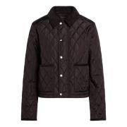 Burberry Quiltad Jacka Brown, Dam