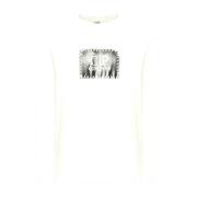 C.p. Company Avslappnad Bomull T-shirt White, Herr