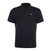 Barbour Svart Sportig Polo för Män Black, Herr