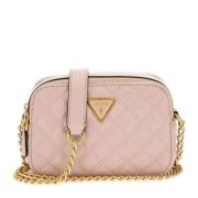 Guess Quiltad Rosewood Axelväska Giully Pink, Dam