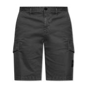 Stone Island Logo shorts Gray, Herr