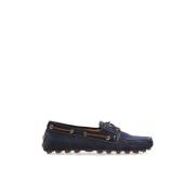 Tod's Suede Loafers Blue, Dam