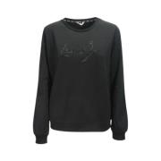 Liu Jo Grund Sweatshirt Black, Dam