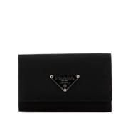 Prada Vintage Pre-owned Nylon nyckelhllare Black, Dam