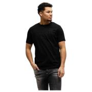 Iceberg 5D F014 Jersey T-shirt Herr Svart Black, Herr