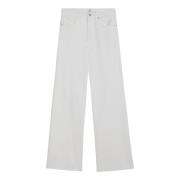 Anine Bing Jeans med normal passform Beige, Dam