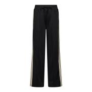 Copenhagen Muse Svarta track pants med broderad logotyp Black, Dam