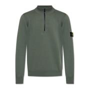 Stone Island Tröja med ståkrage Green, Herr