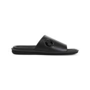 Giorgio Armani Nero Slide Sandaler Black, Herr