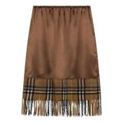 Burberry Långkjol i Trendig Stil Brown, Dam