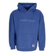 Tommy Hilfiger Ljusblå Klassisk Hoodie Sweatshirt Blue, Dam