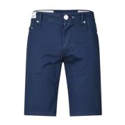 Tramarossa Klassiska Slim-Fit Shorts Blue, Herr