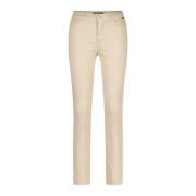 Marc Cain Slim-Fit Bomullsblandning Byxor Dragkedja & Knappstängning 5...