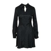 Msgm Elegant Klänning med Raffinerad Design Black, Dam